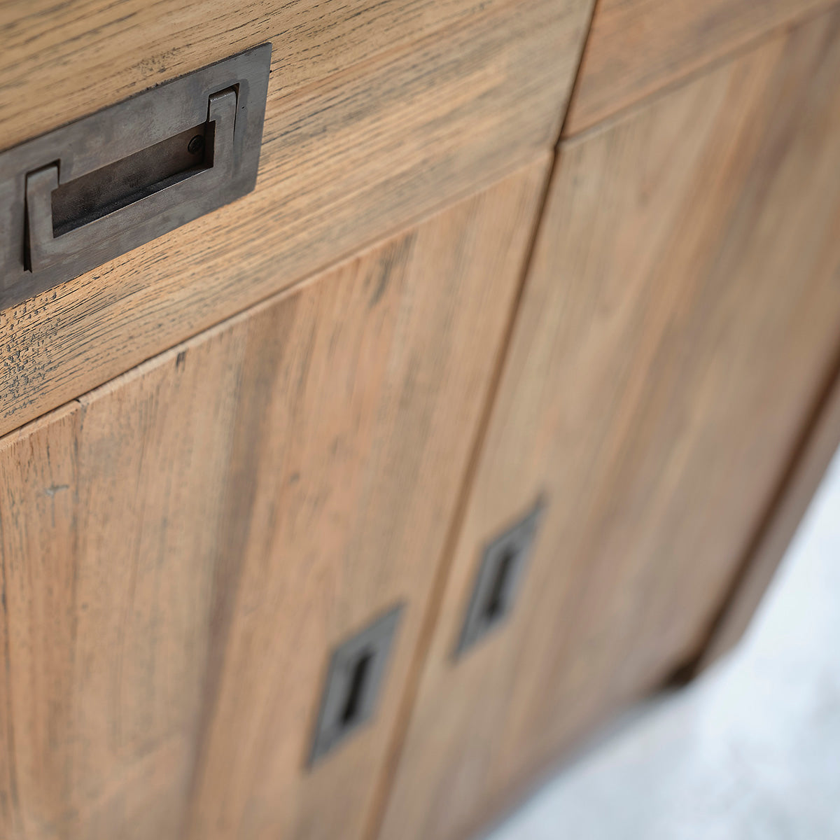 CARGO - Credenza in teak massello riciclato 100 cm