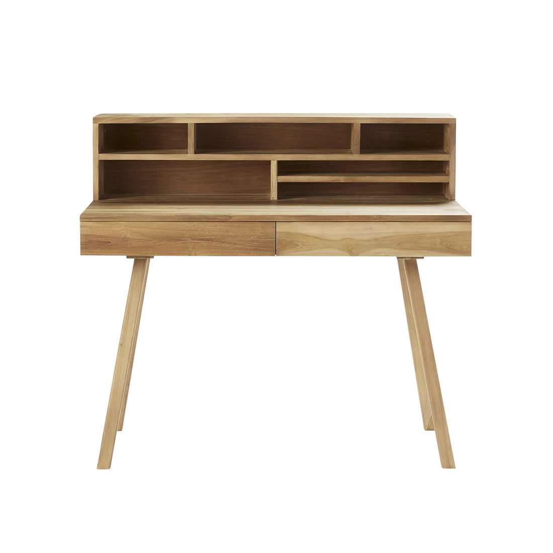 ISAURE - Scrivania in teak massello 110 cm