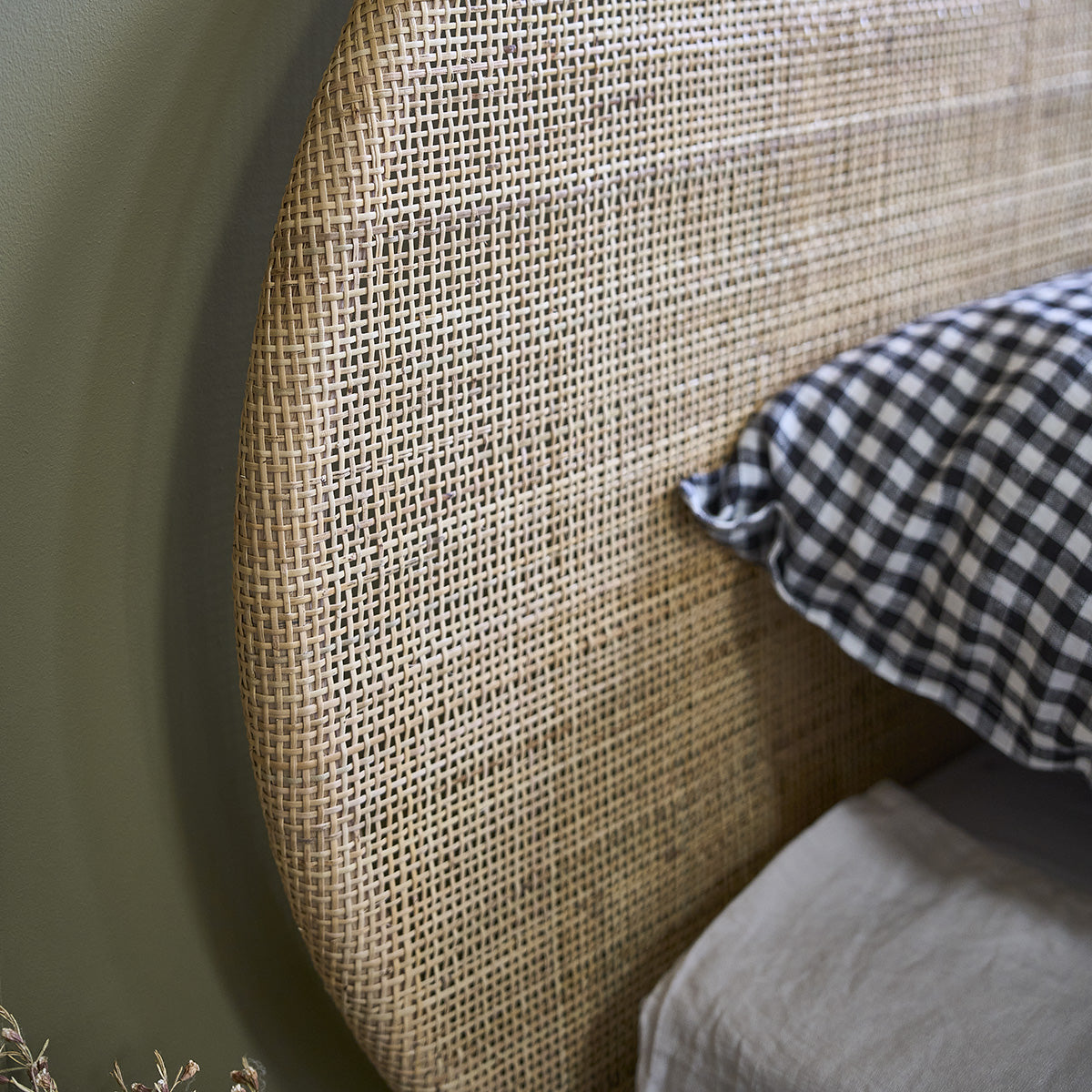 JANE - Testiera in rattan 180 cm