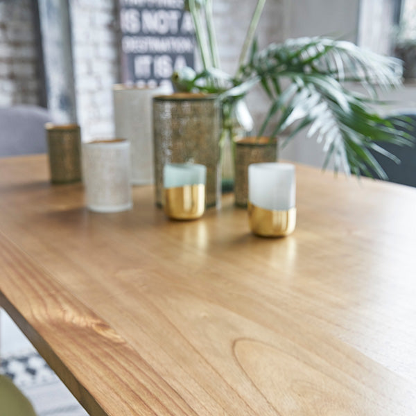 ODDA - Tavolo in mindi massello per 8 pers.