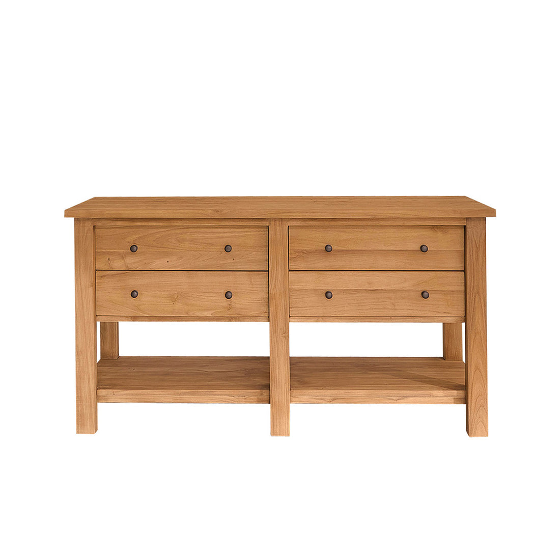 NAHELE - Mobile da bagno in teak massello da 150 cm
