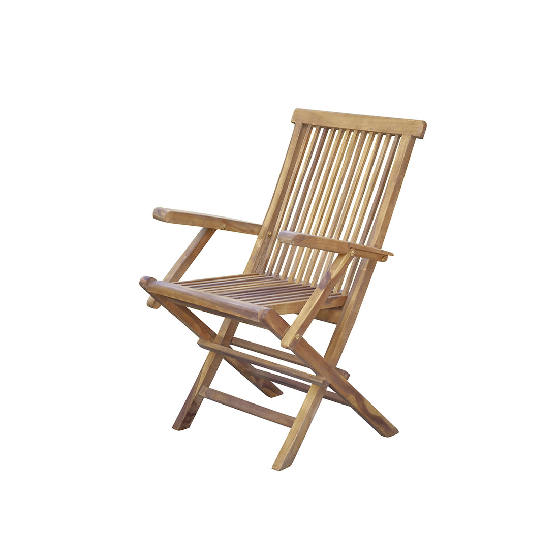 BALI - Poltrona da giardino pieghevole in teak massello oliato
