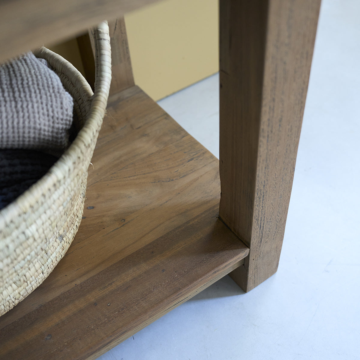 AUSTIN - Mobile sottolavabo in teak riciclato da 90 cm