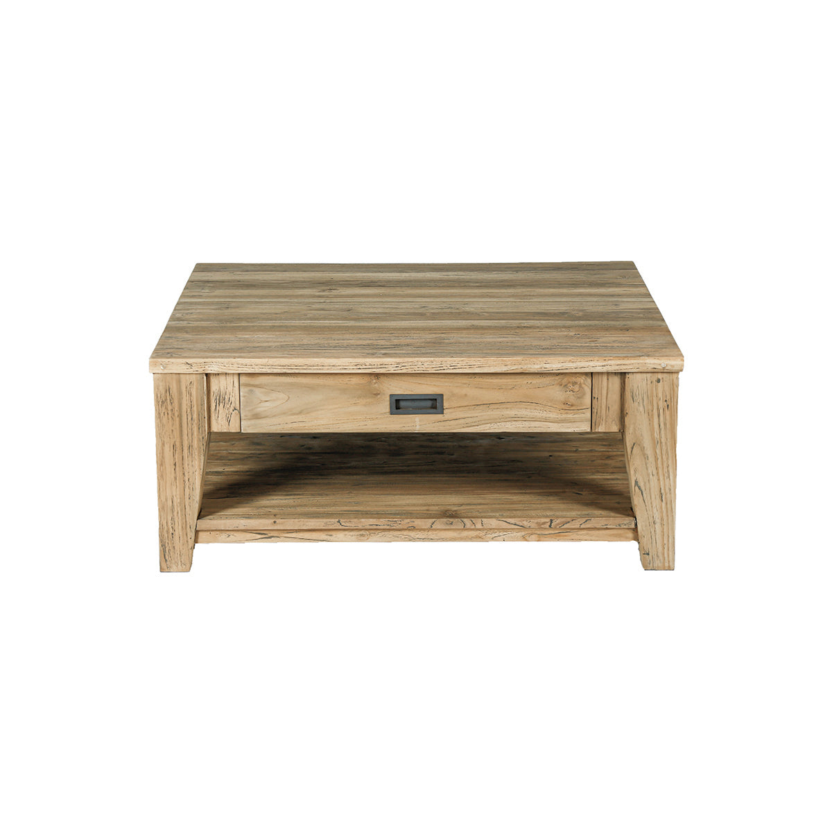 CARGO - Tavolino in teak massello riciclato 100 cm