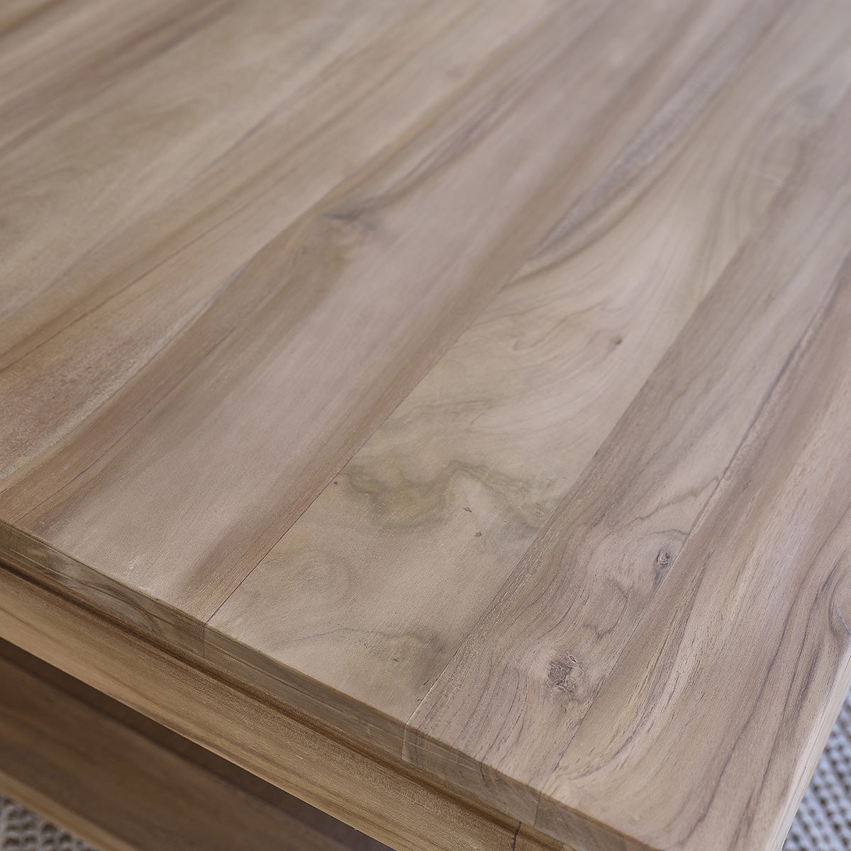 BOSTON - Tavolino in teak massello da 120 cm