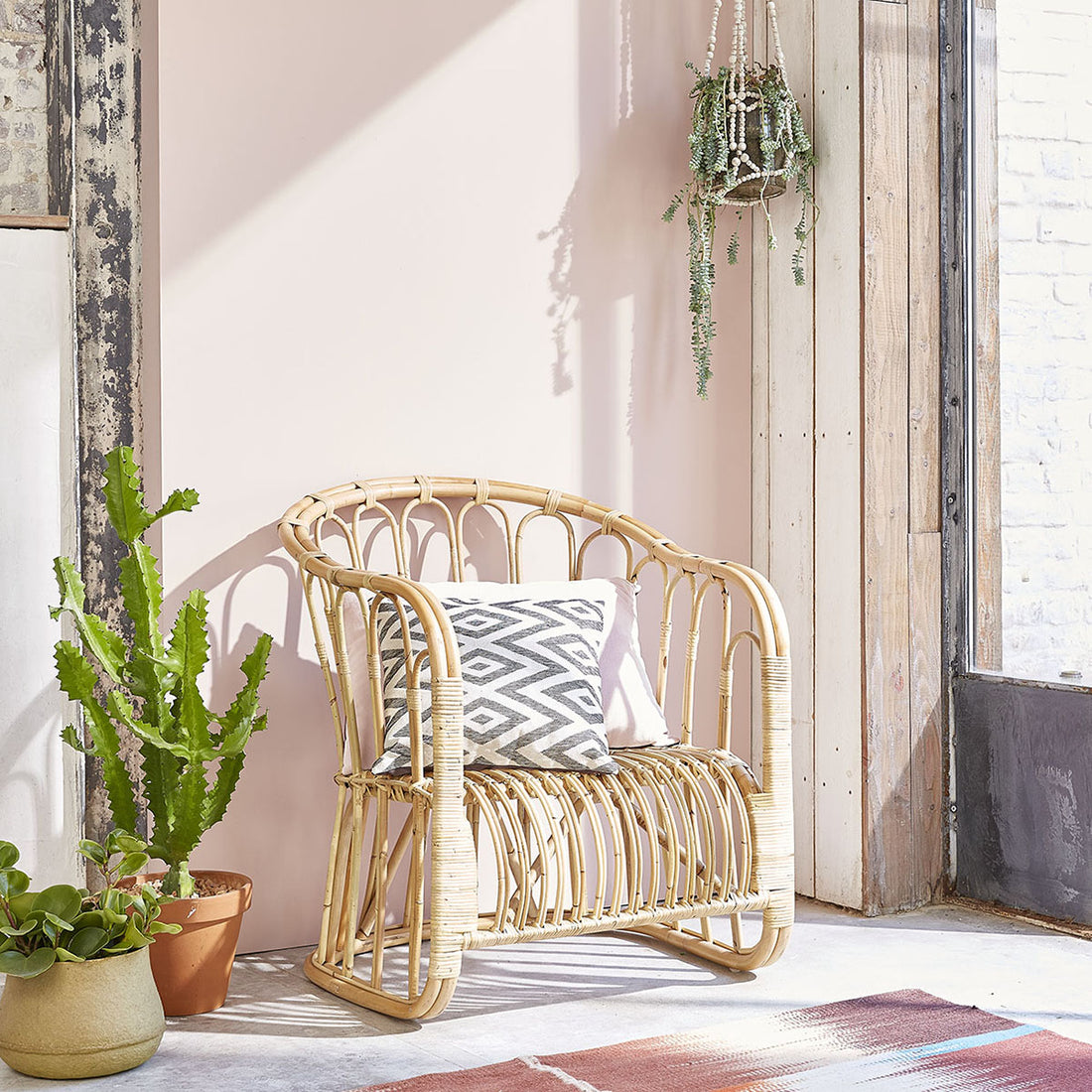 PAOLA - Poltrona comfort in rattan