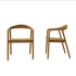Set di 2 sedie  in teak massello