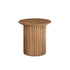 Tavolino in teak massello rotondo