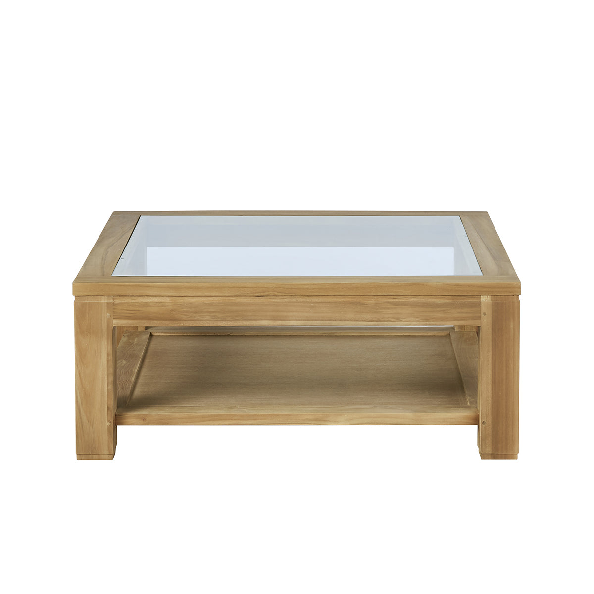 BOSTON - Tavolino in teak massello da 100 cm