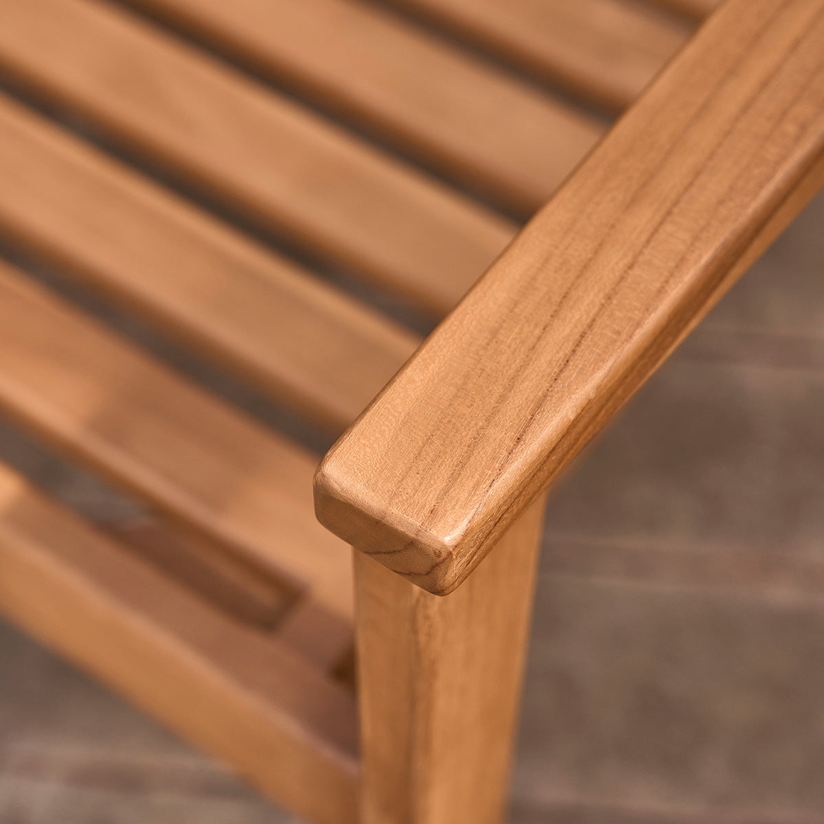 BARI - Divano da giardino in teak massello 175 cm