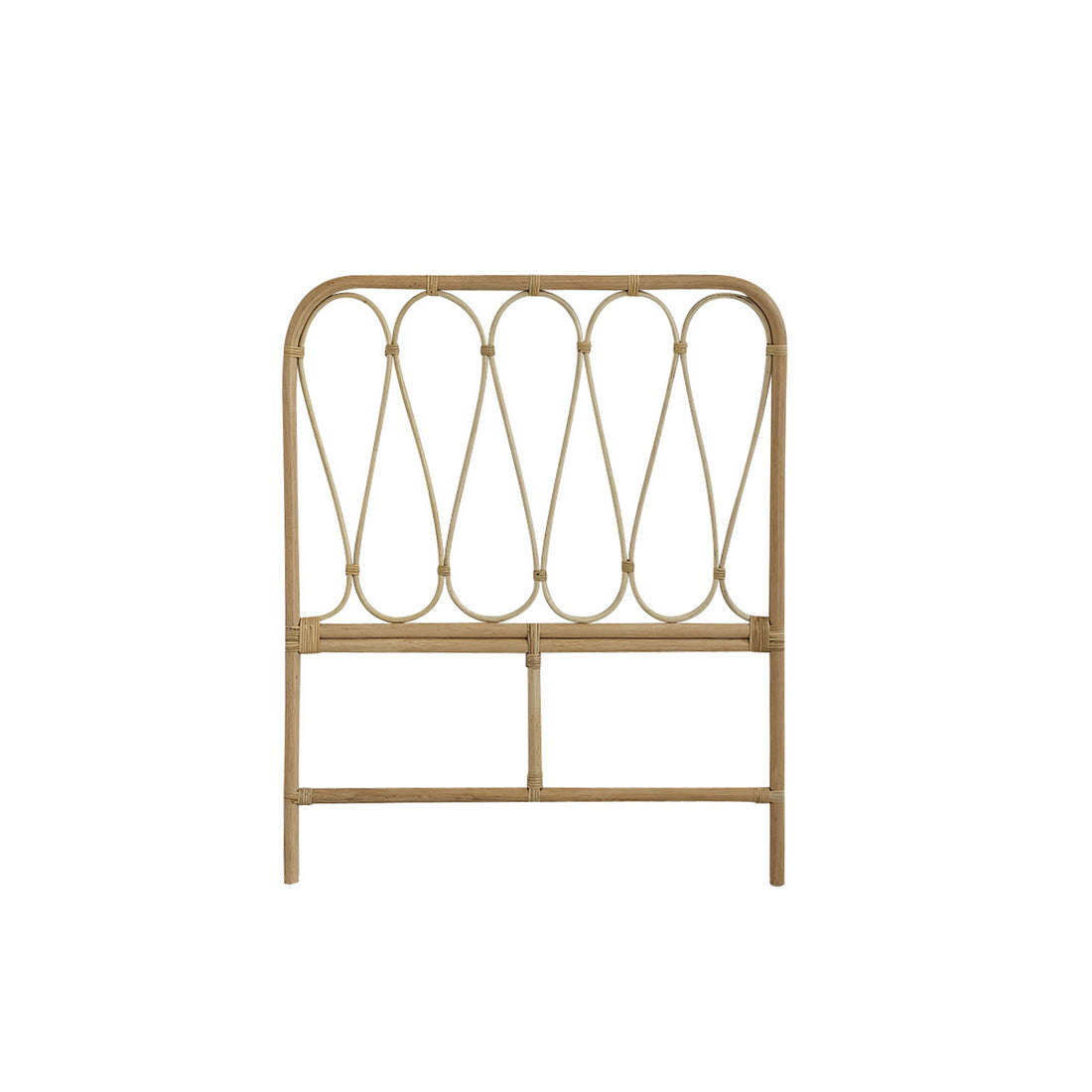 BOHO - Testiera per bambini in rattan 90 cm