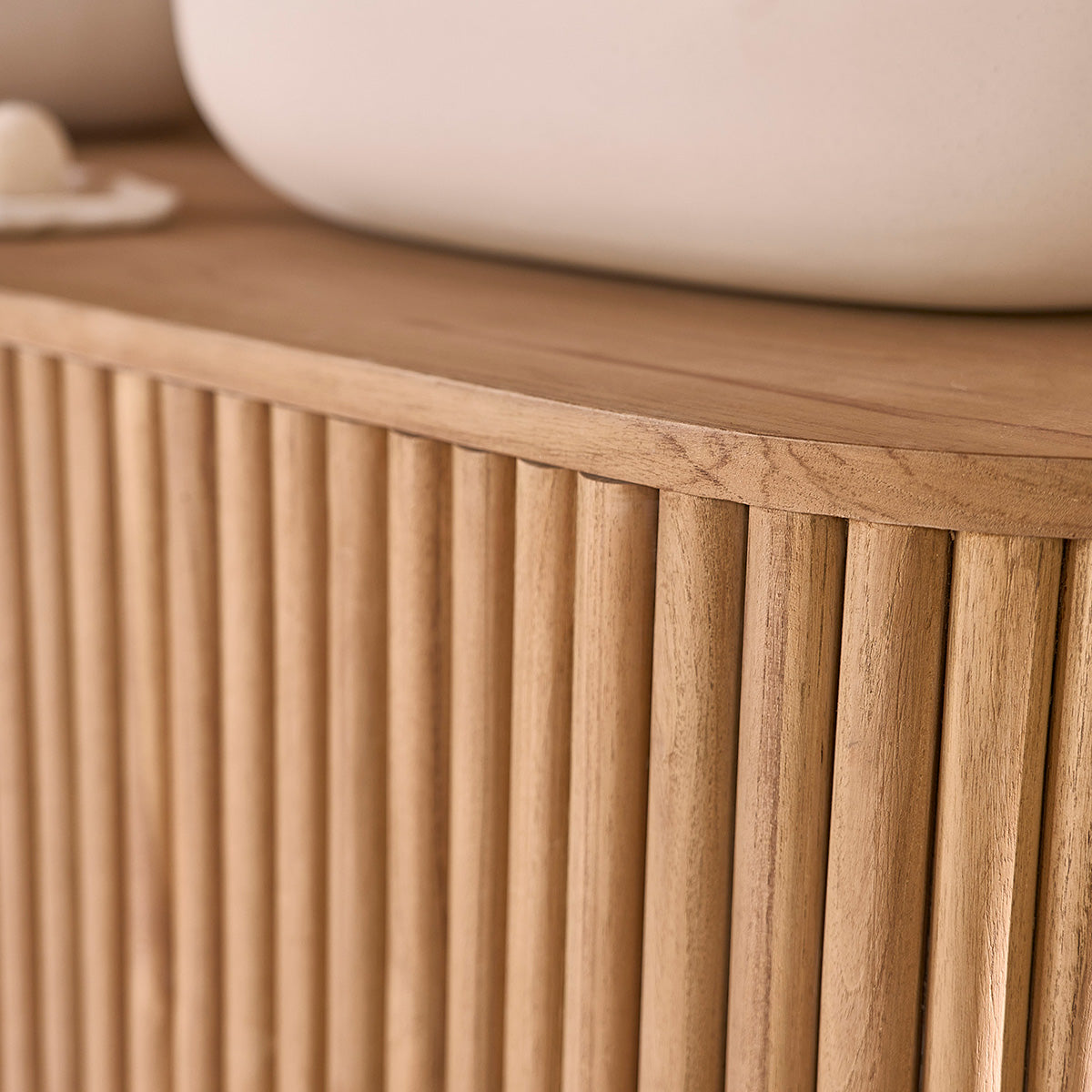 COLINE - Mobile da 140 cm in teak massello