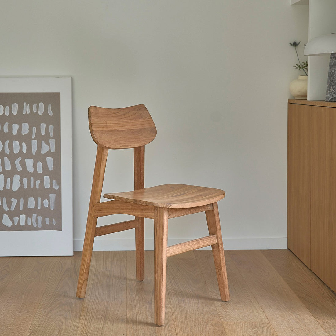 ADELE - Sedia in teak massello