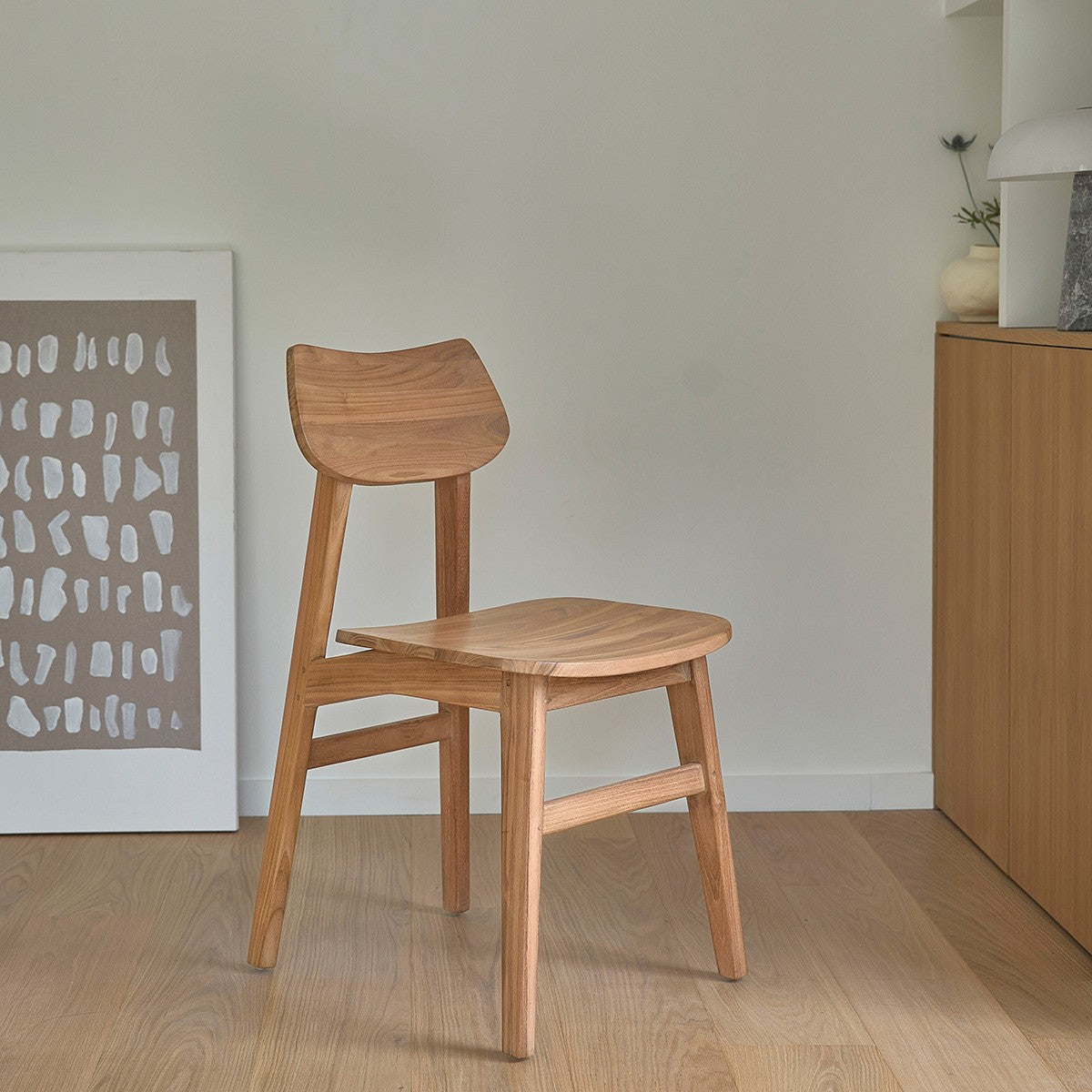 ADELE - Sedia in teak massello