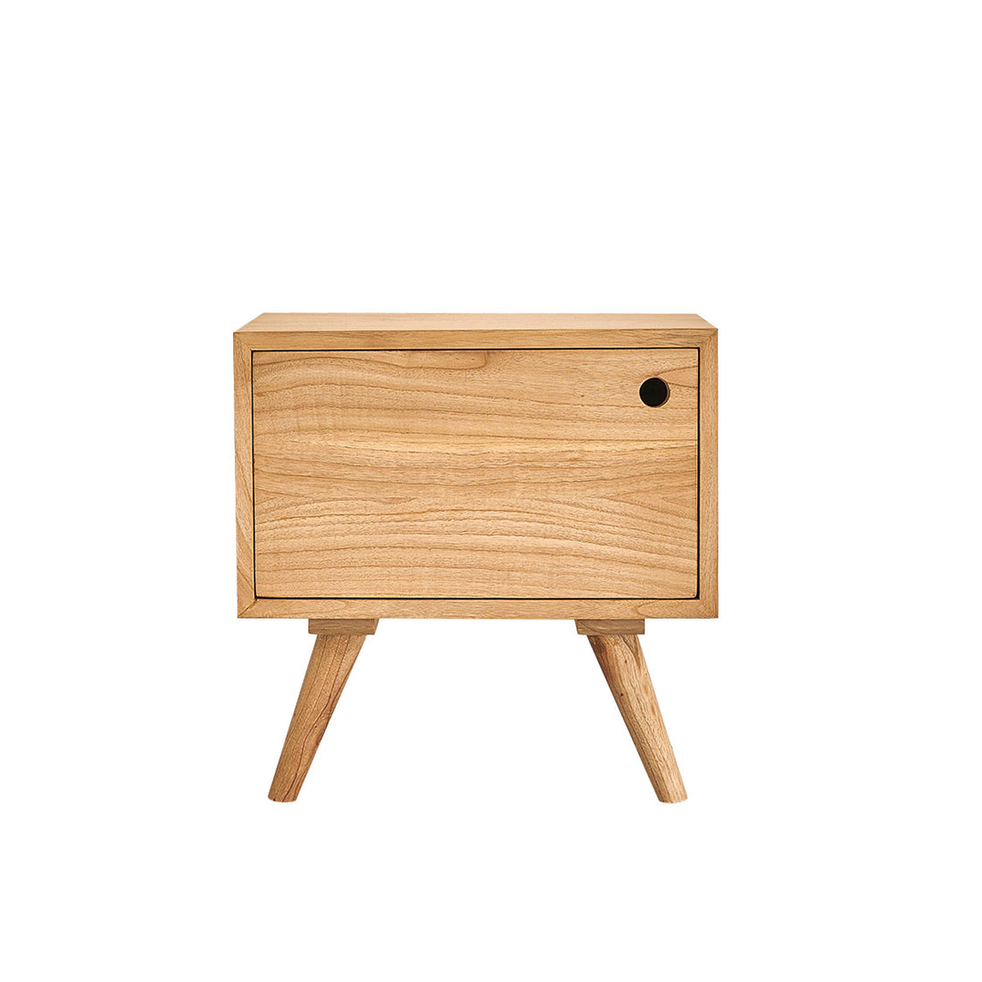 SACHA - Comodino in mindi massello 50 cm