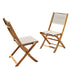 Sedia da giardino in acacia massello (set di 2)