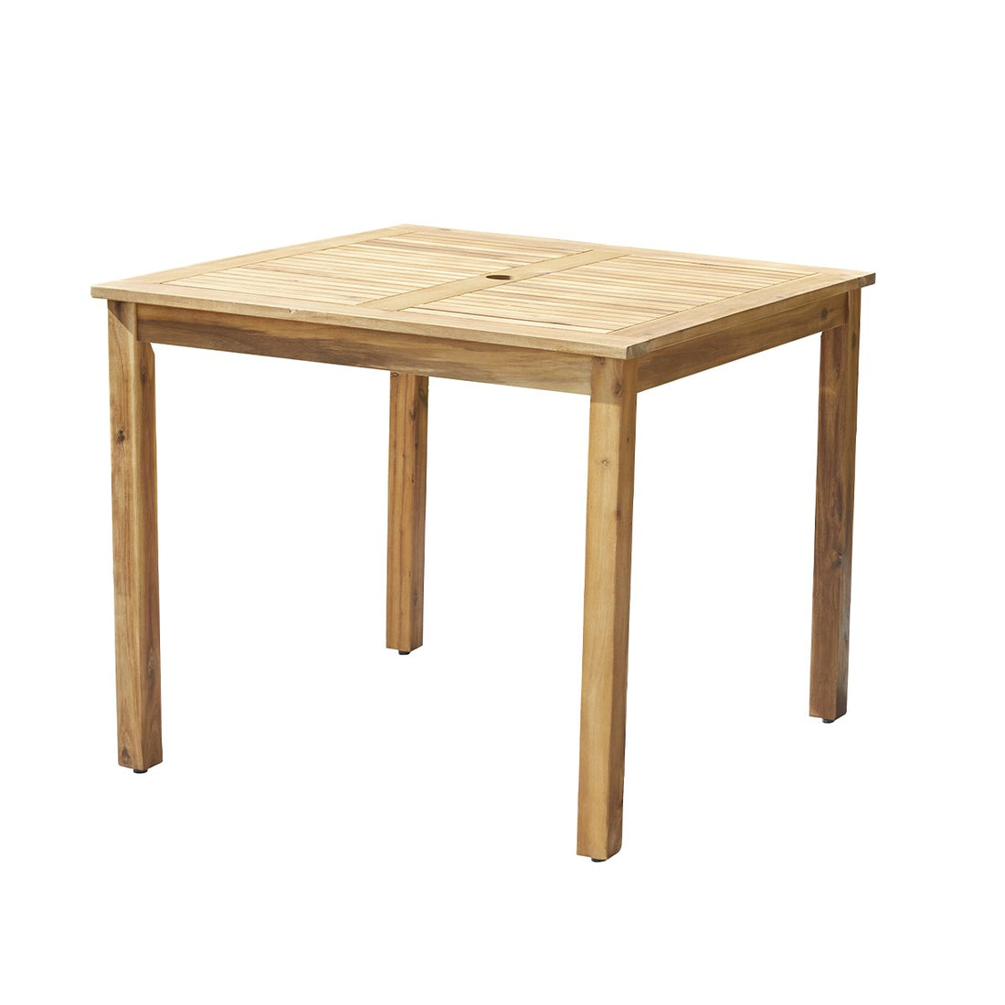 HANOÏ - Tavolo da giardino quadrato per 4 persone in acacia massello FSC.