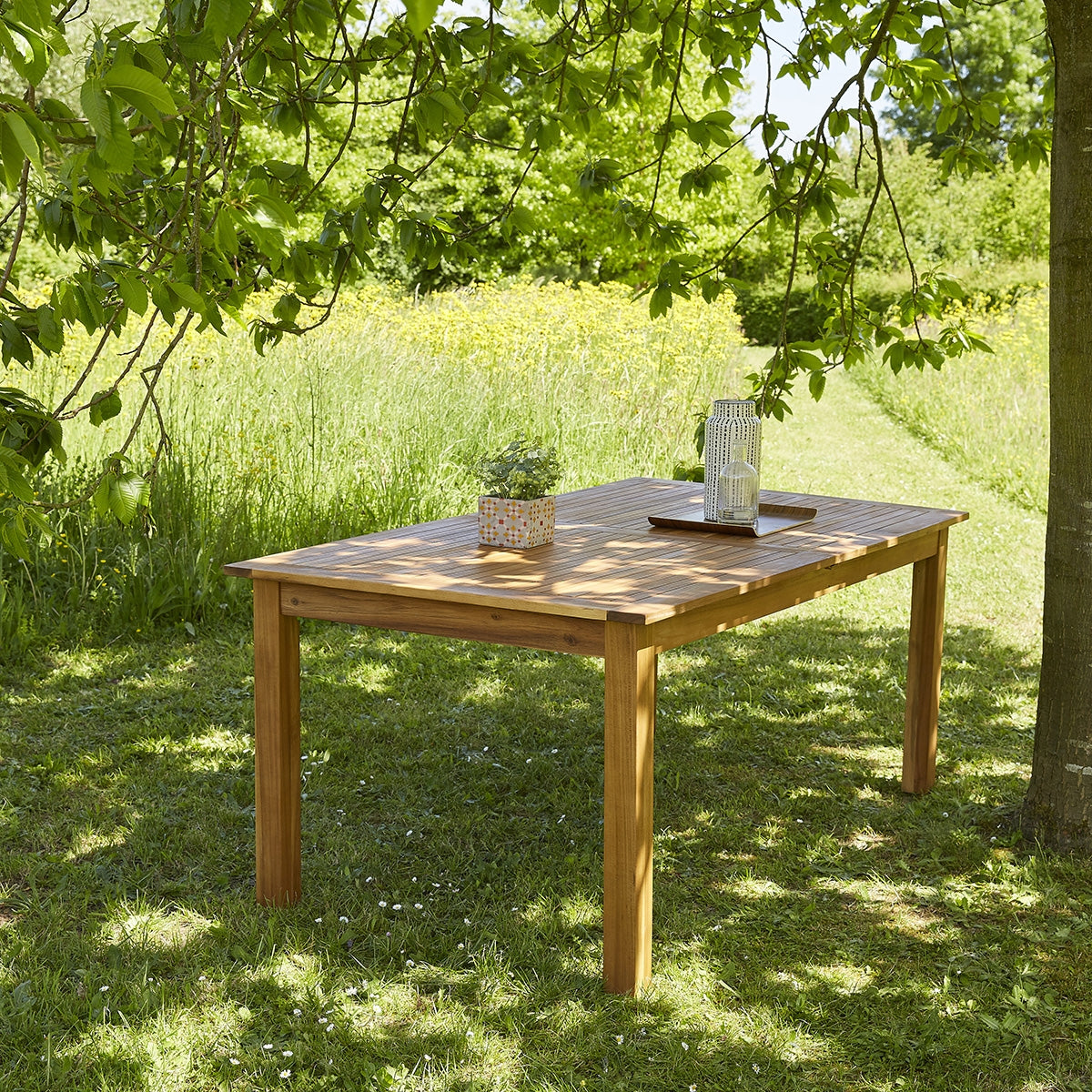 HANOÏ - Set di mobili da giardino in acacia FSC 8/10 pers.