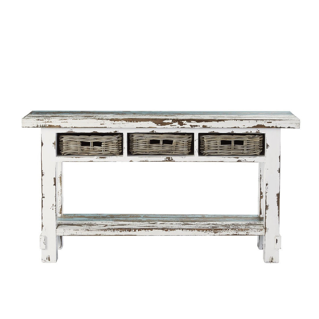 ATLANTIC - Consolle in legno massello riciclato 150 cm