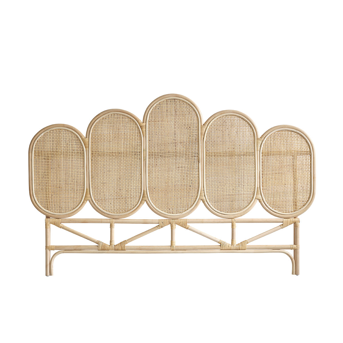 JANE - Testiera in rattan e cannage 160 cm