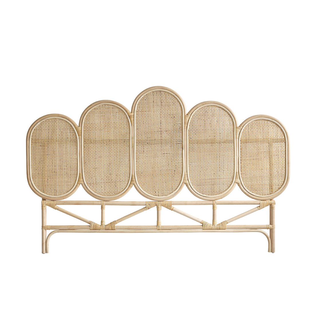 JANE - Testiera in rattan e cannage 160 cm