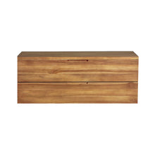 Mobile da bagno in teak massello sospeso 115 cm