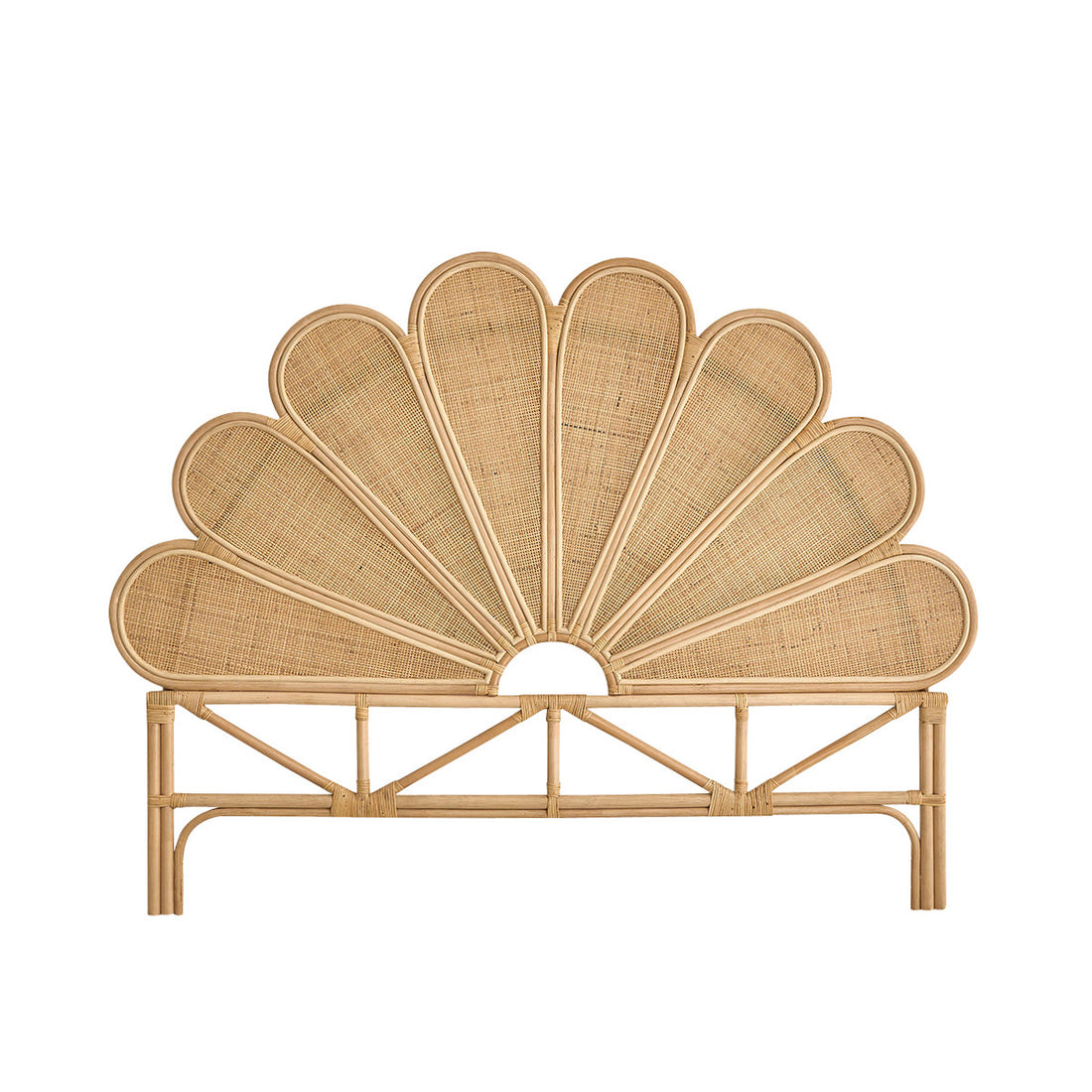 ROMY - Testiera in rattan e cannage 160 cm