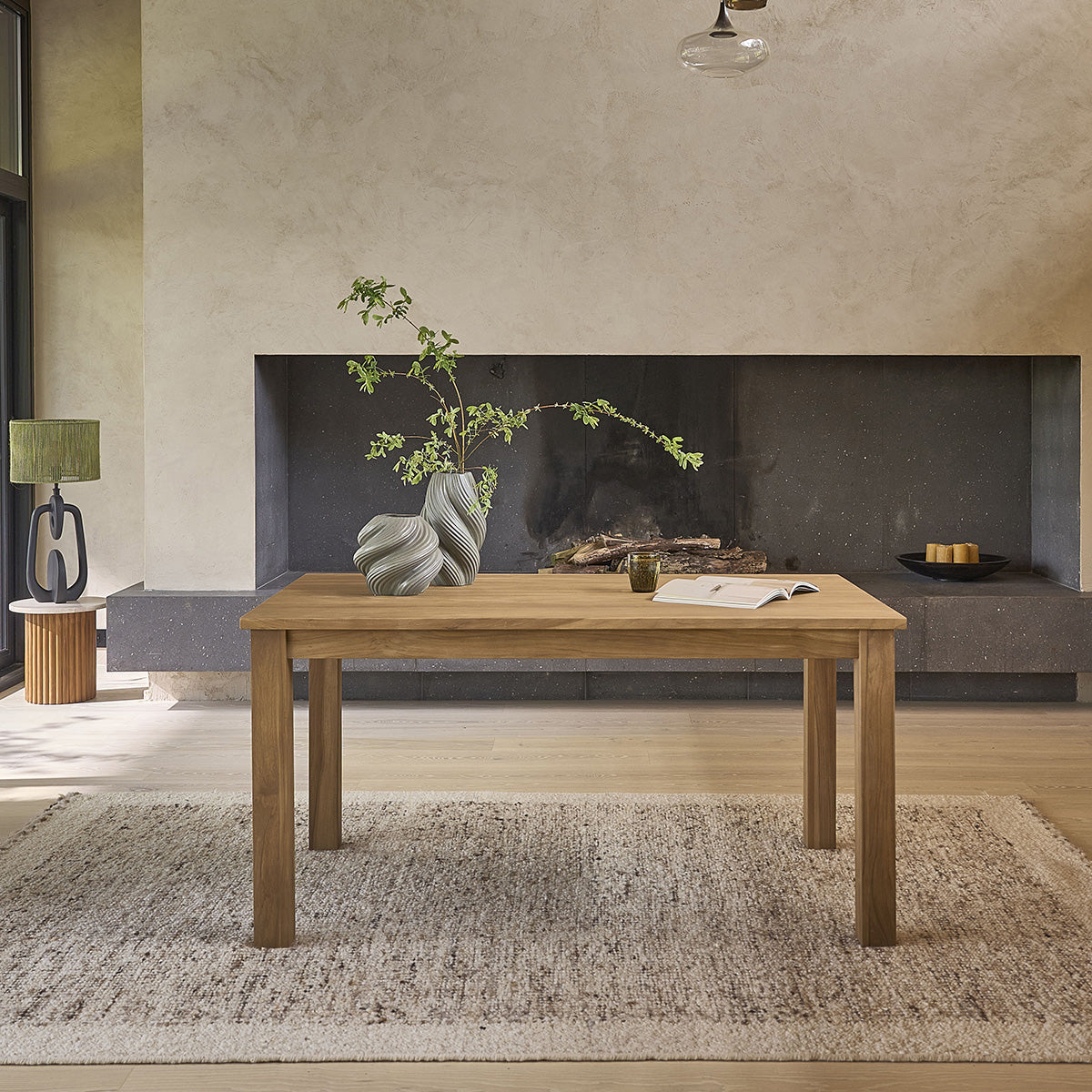 BOSTON - Tavolo in teak massello per 6 pers.