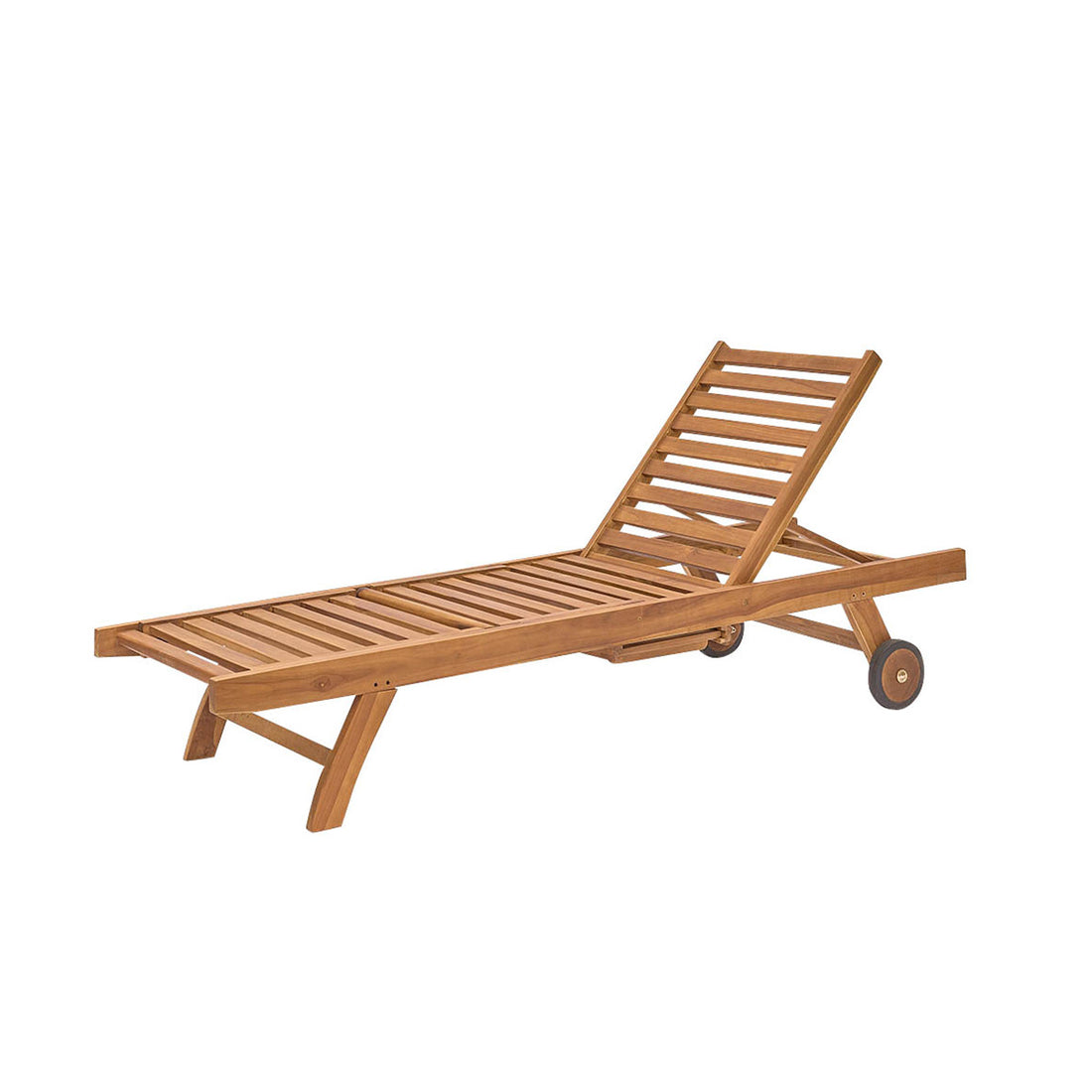 BALI - Lettino da sole in teak massello oliato