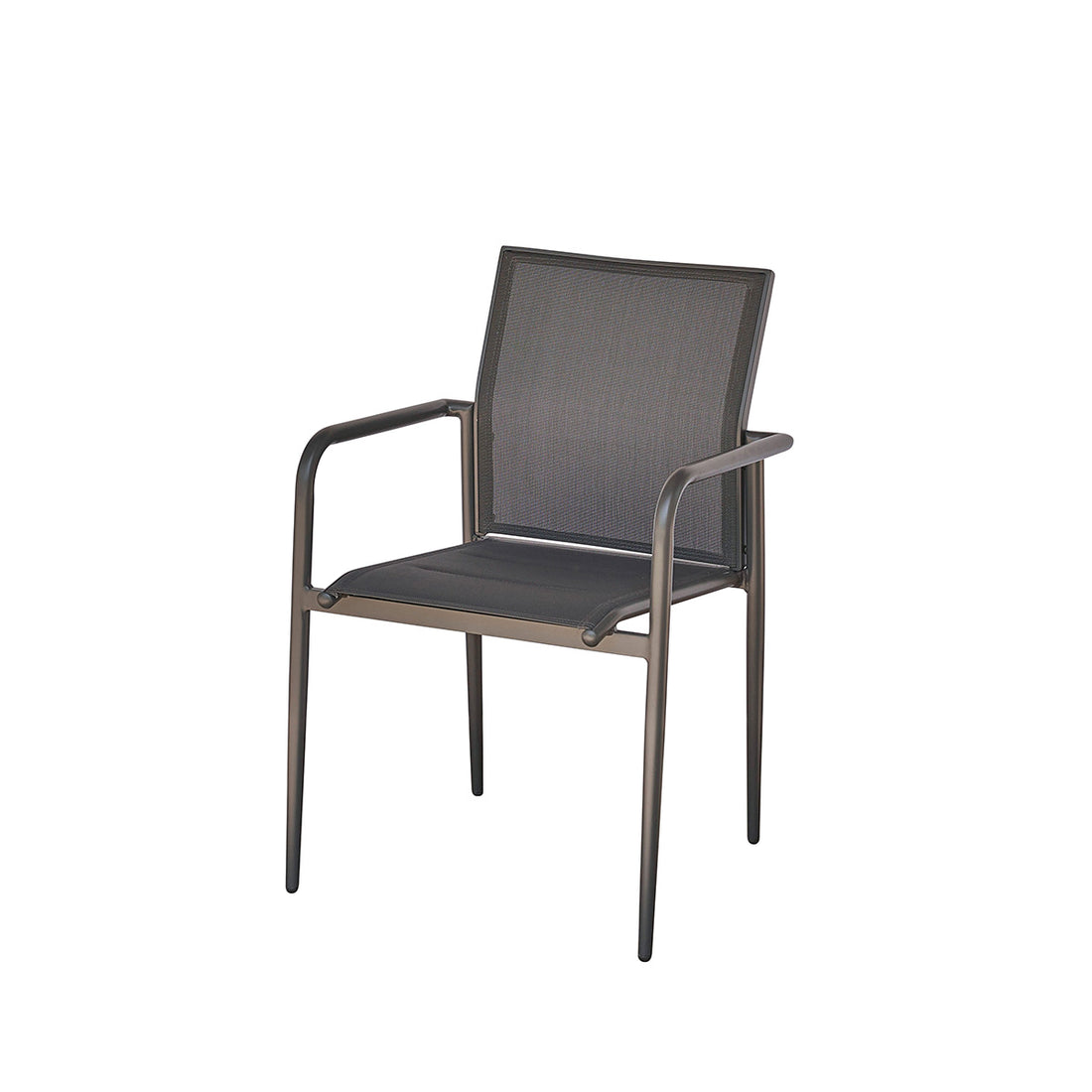 LAGON - Poltrona in alluminio e textilene grigio