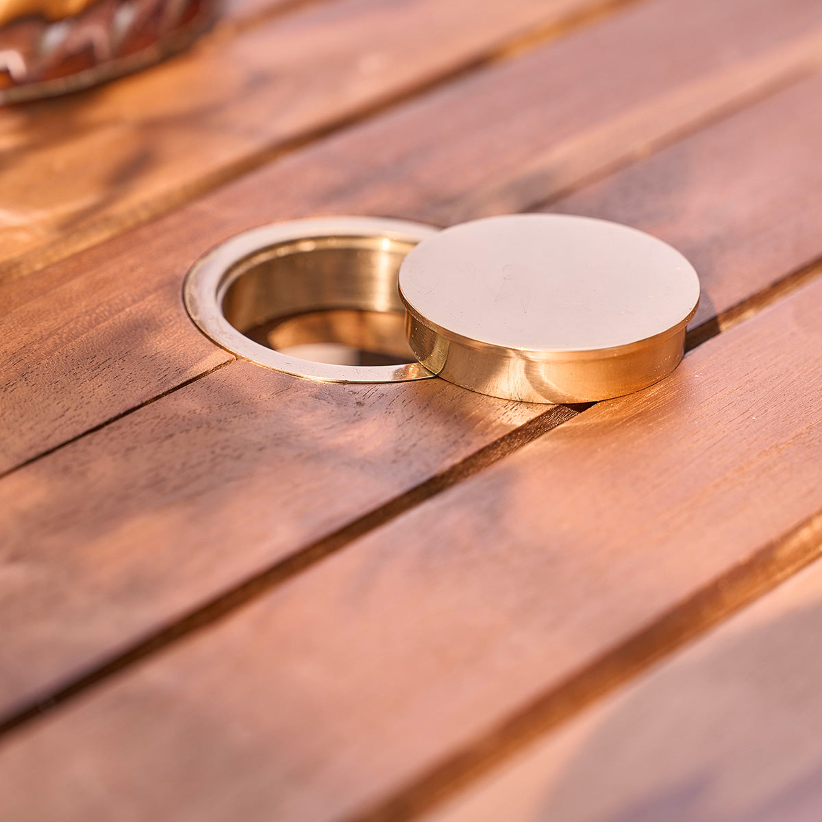 BALI - Set di mobili da giardino con tavolo allungabile in teak massello oliato 4/8 pers.