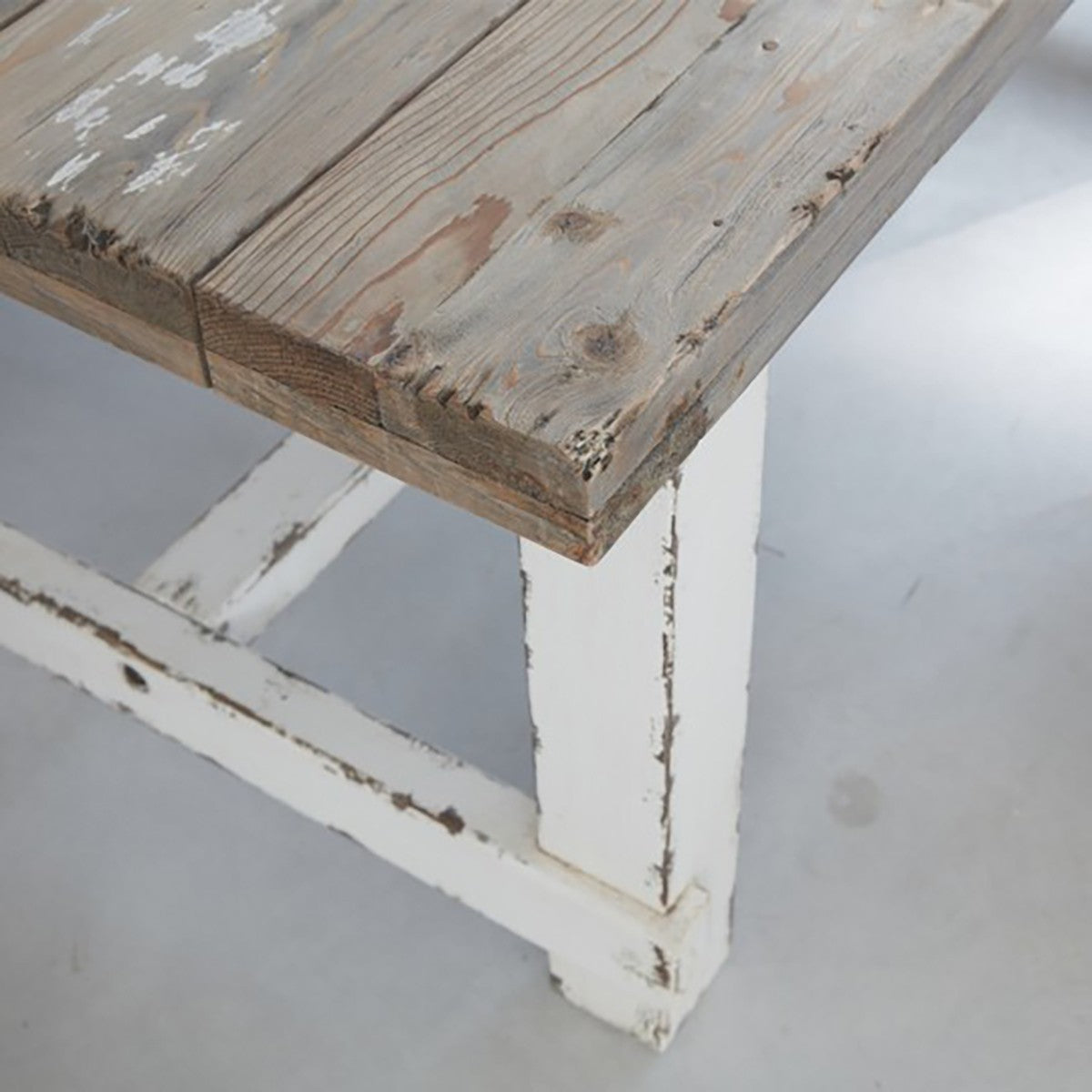 ATLANTIC - Tavolo in legno massello riciclato per 8 pers.