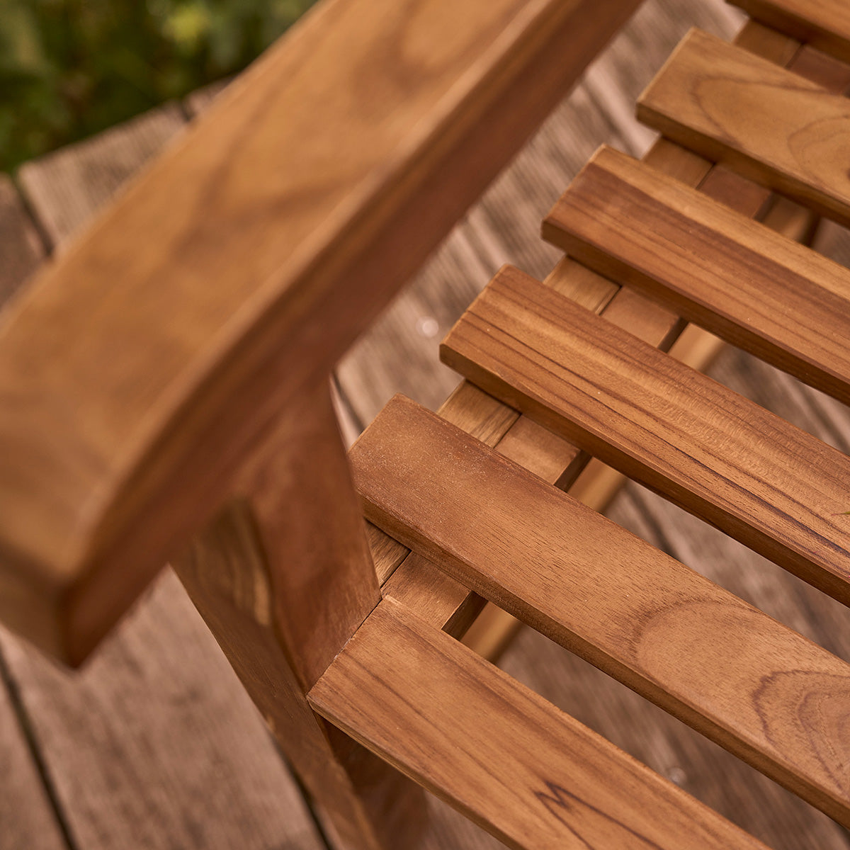 BALI - Panchina da giardino in teak massello oliato