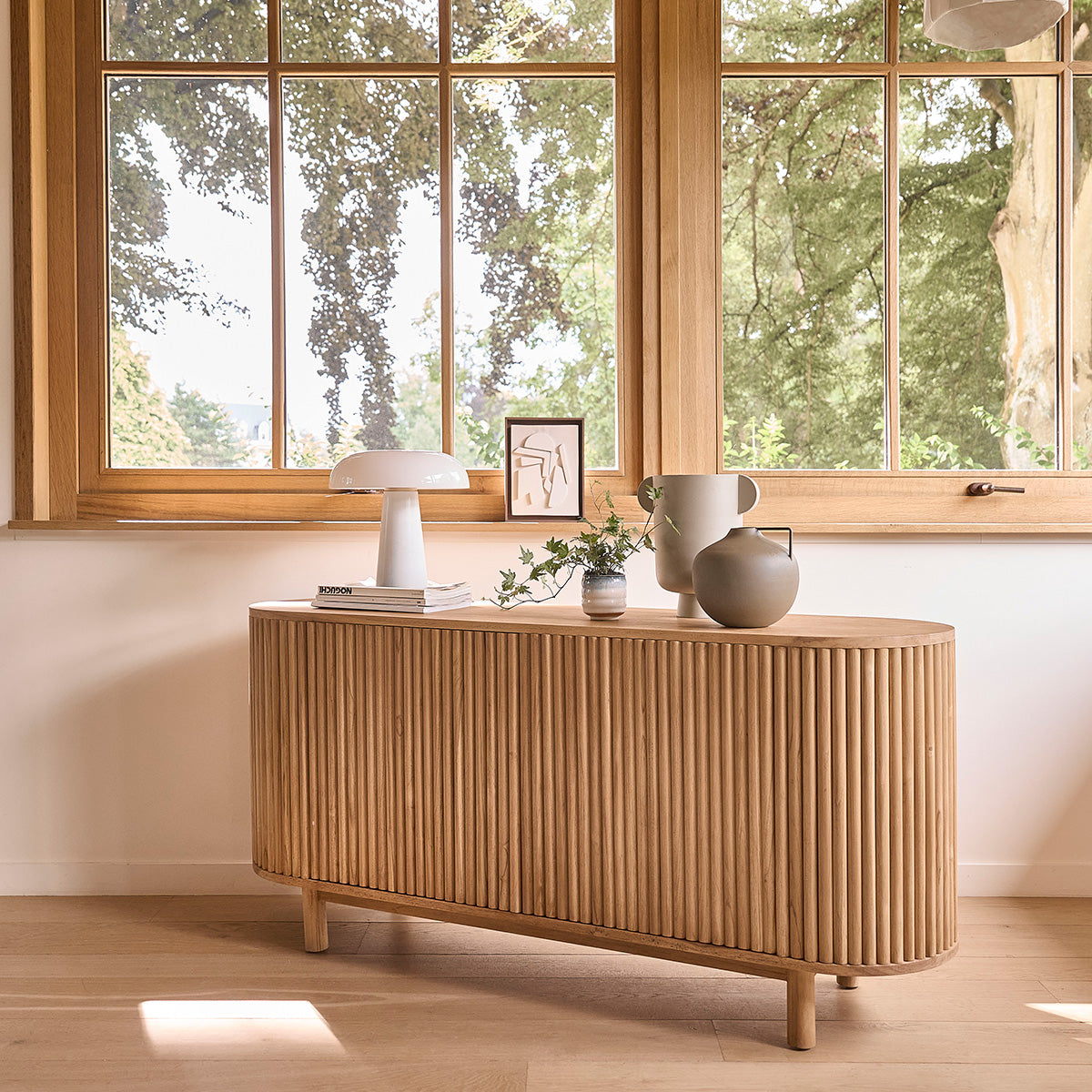 COLINE - Credenza in teak massello 160 cm