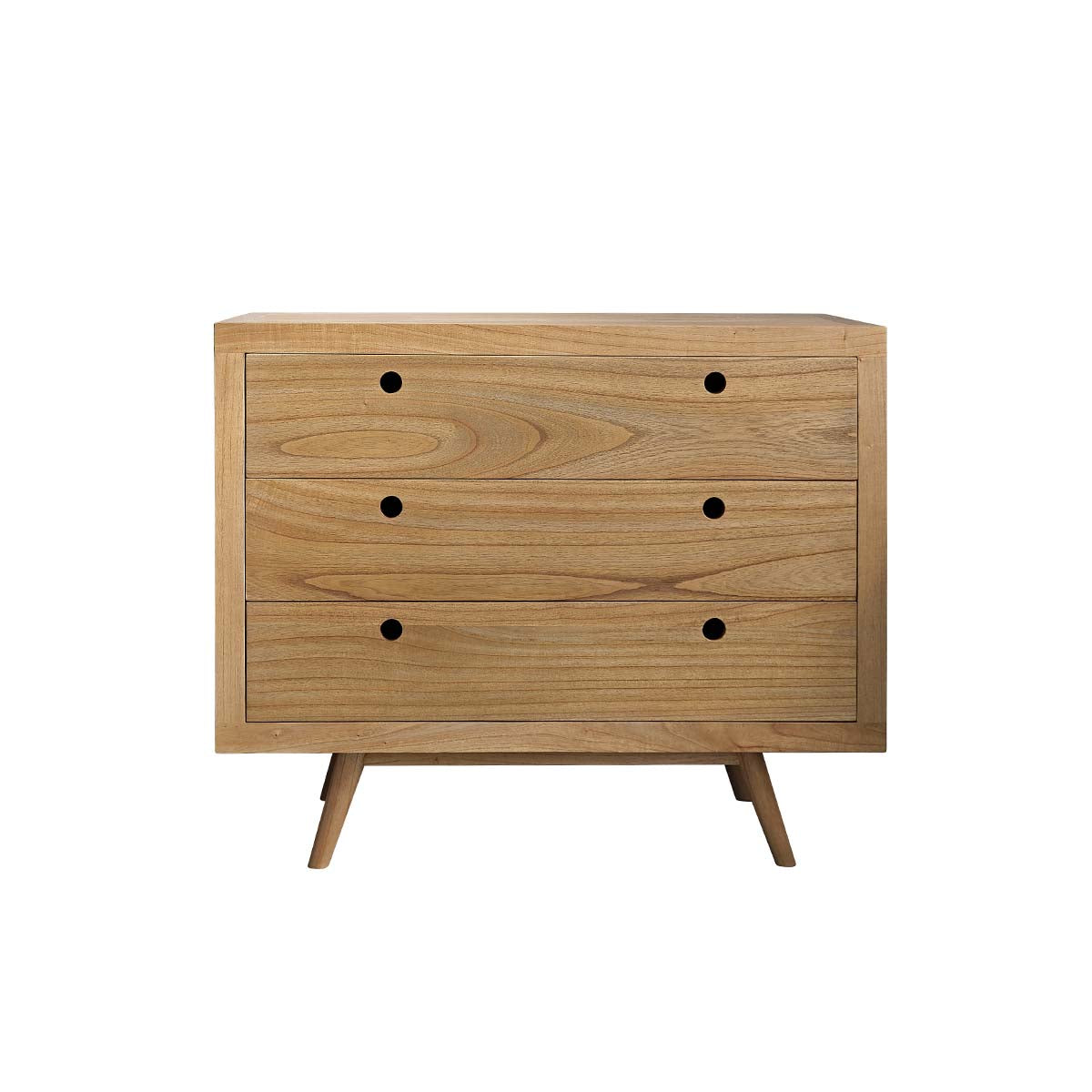 ESMEE - Cassettiera in mindi massello 110 cm