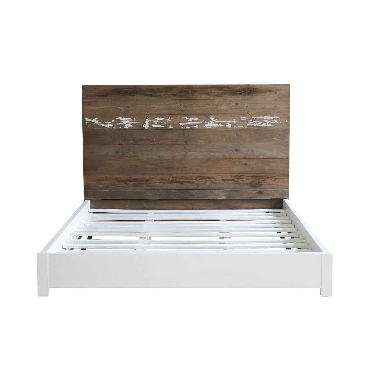 HONFLEUR - Letto in legno massello riciclato 160 cm