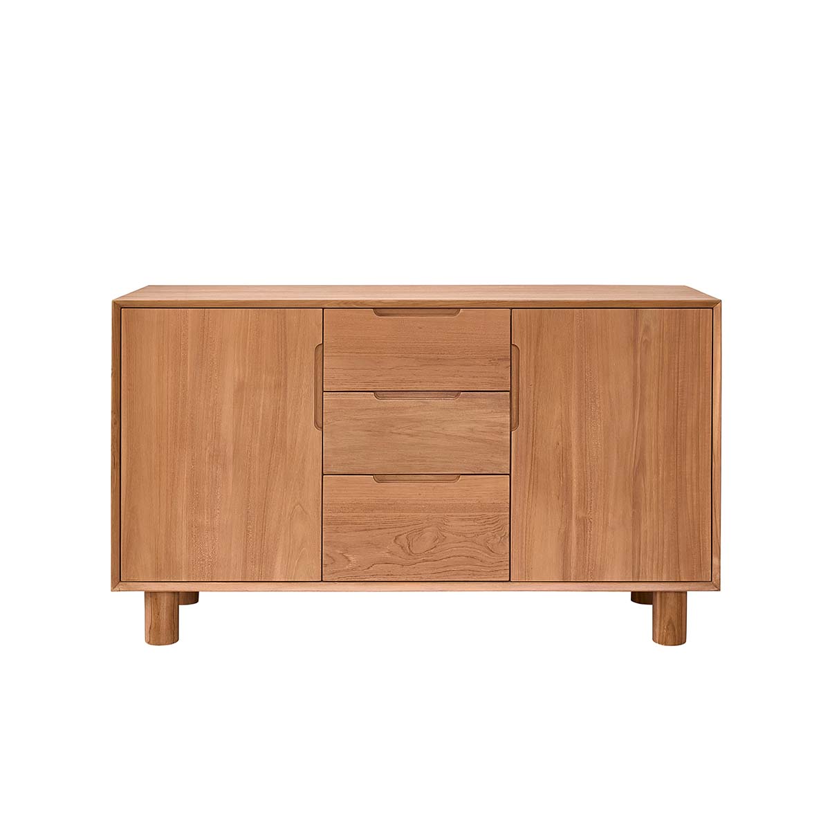 GUSTAVE - Mobile da bagno in teak massello 140 cm