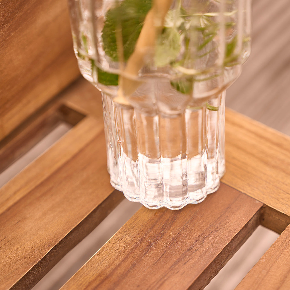 BALI - Lettino in teak massello oliato (set di 2)