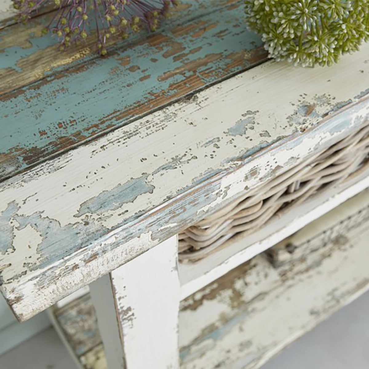 ATLANTIC - Consolle in legno massello riciclato 150 cm