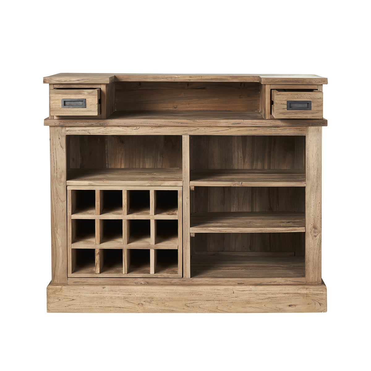 CARGO - Bar in teak massello riciclato 120 cm