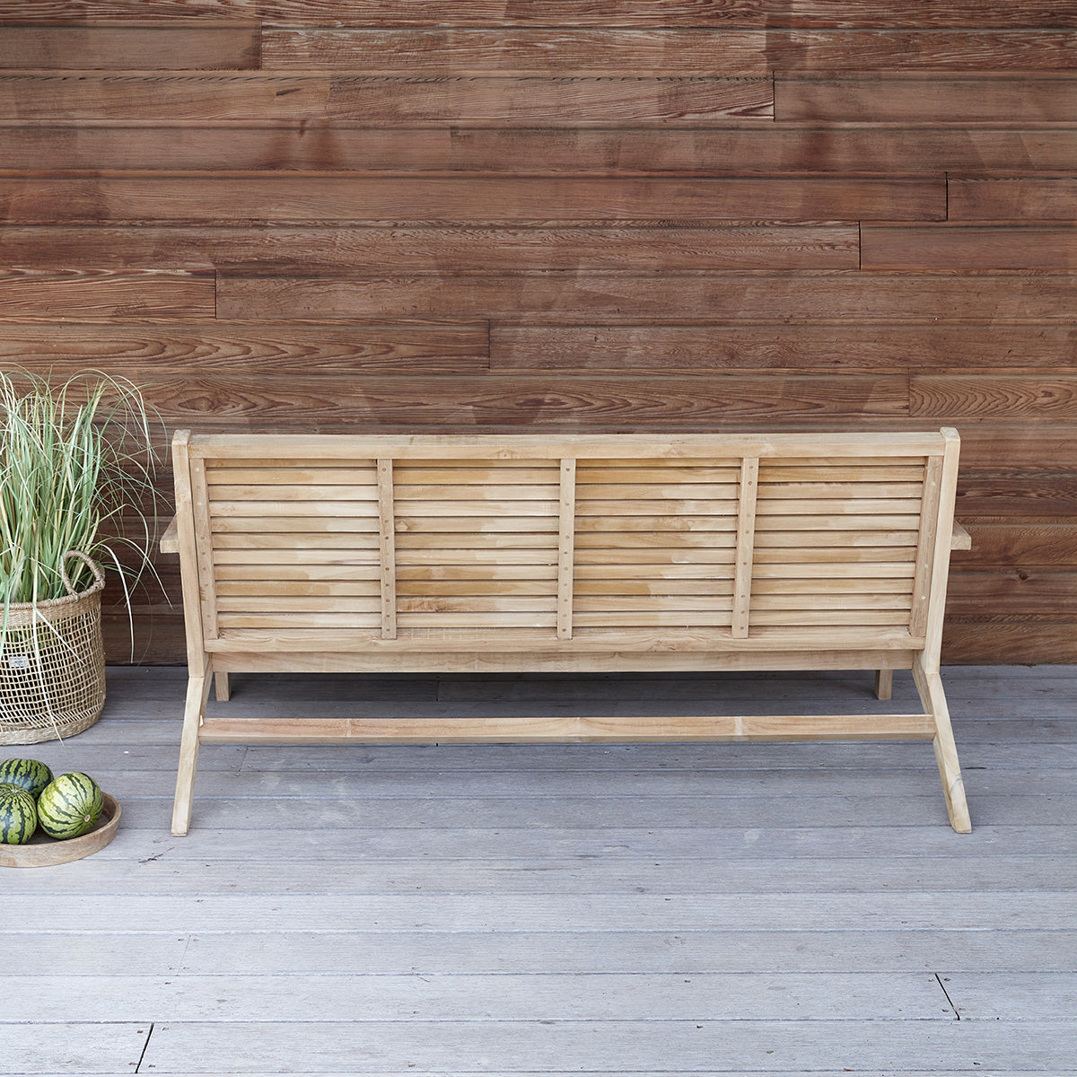 MALTE - Panchina in teak massello 160 cm