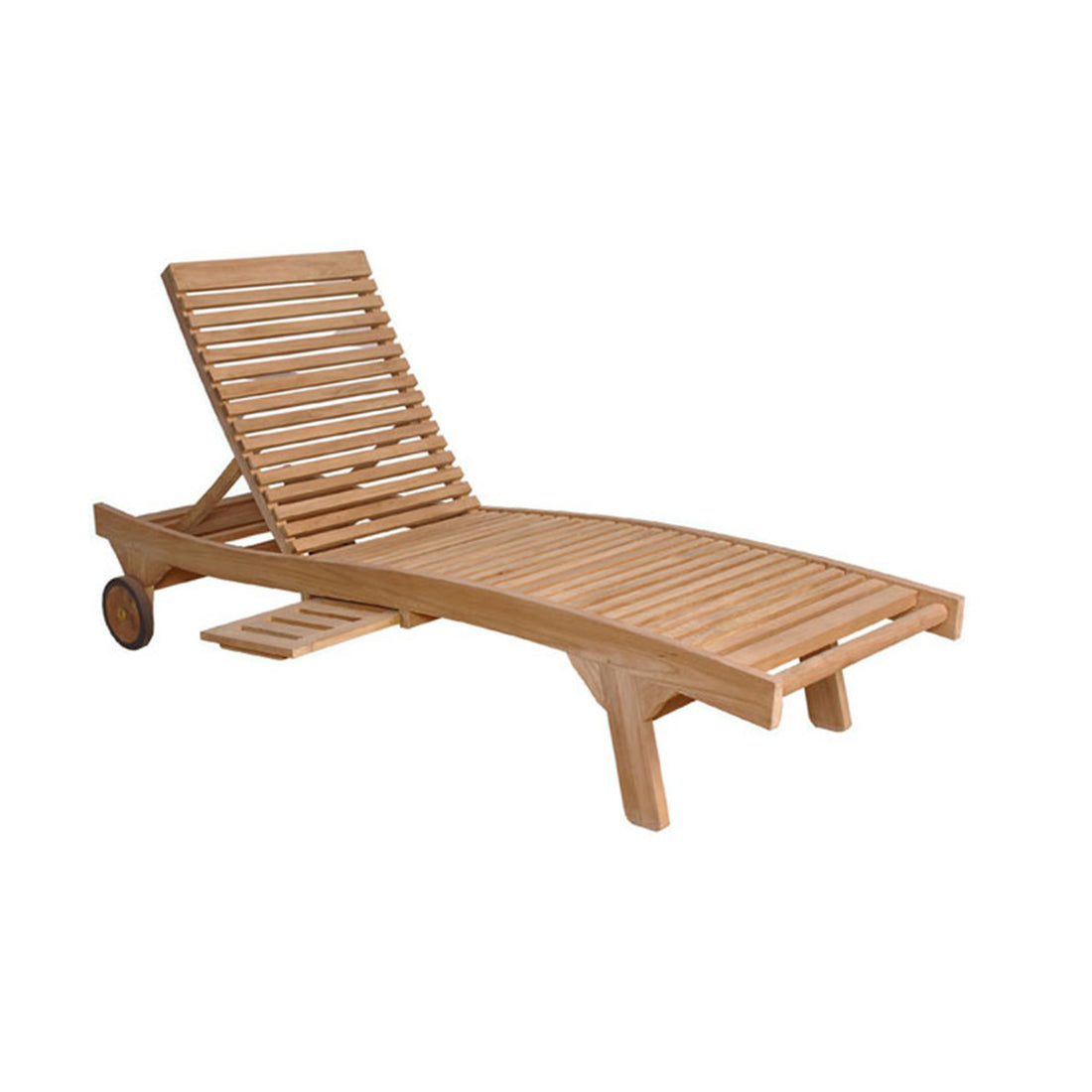 MALTE - Lettino in teak massello