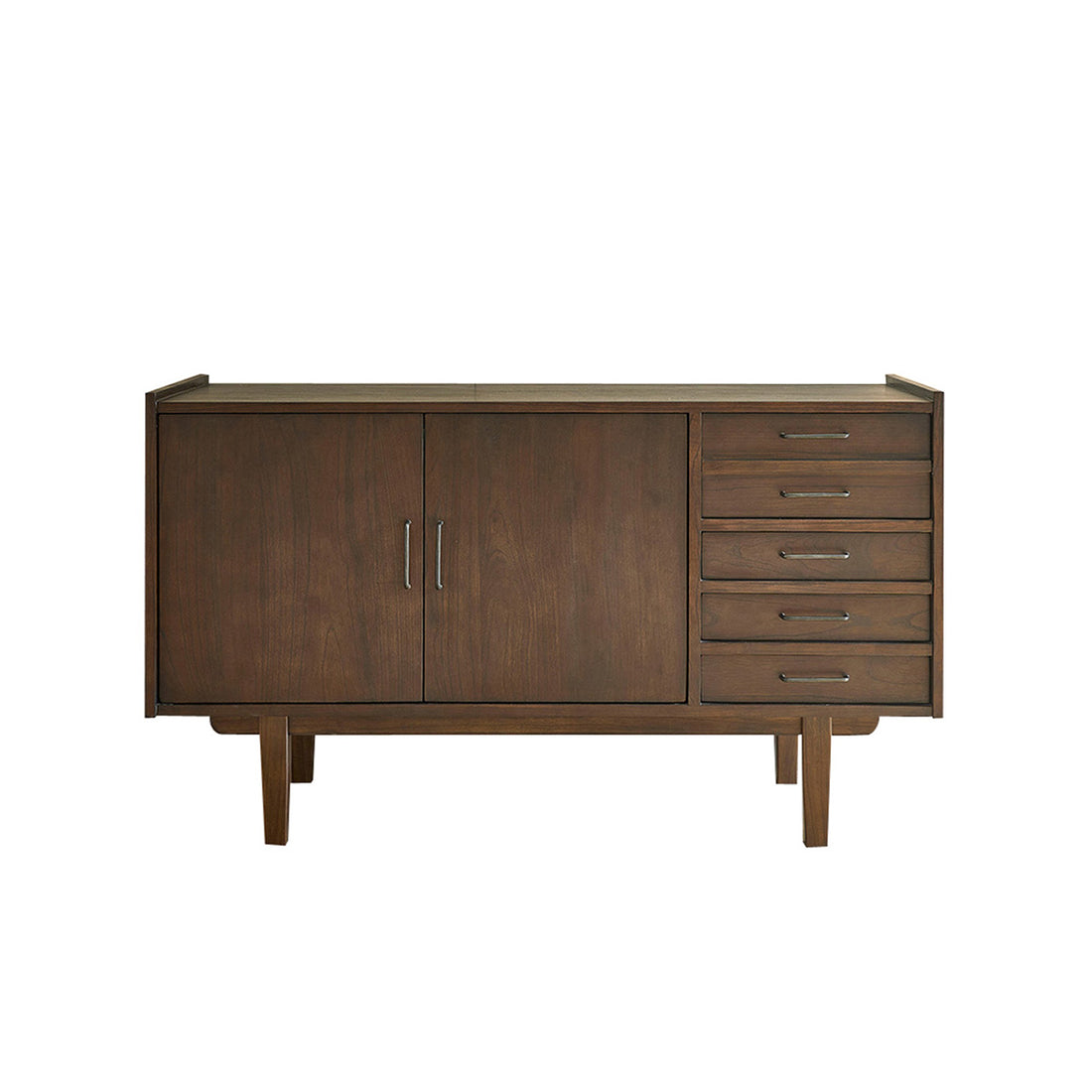 VINTAGE - Mobile da bagno in mindi massello 135 cm cassetti