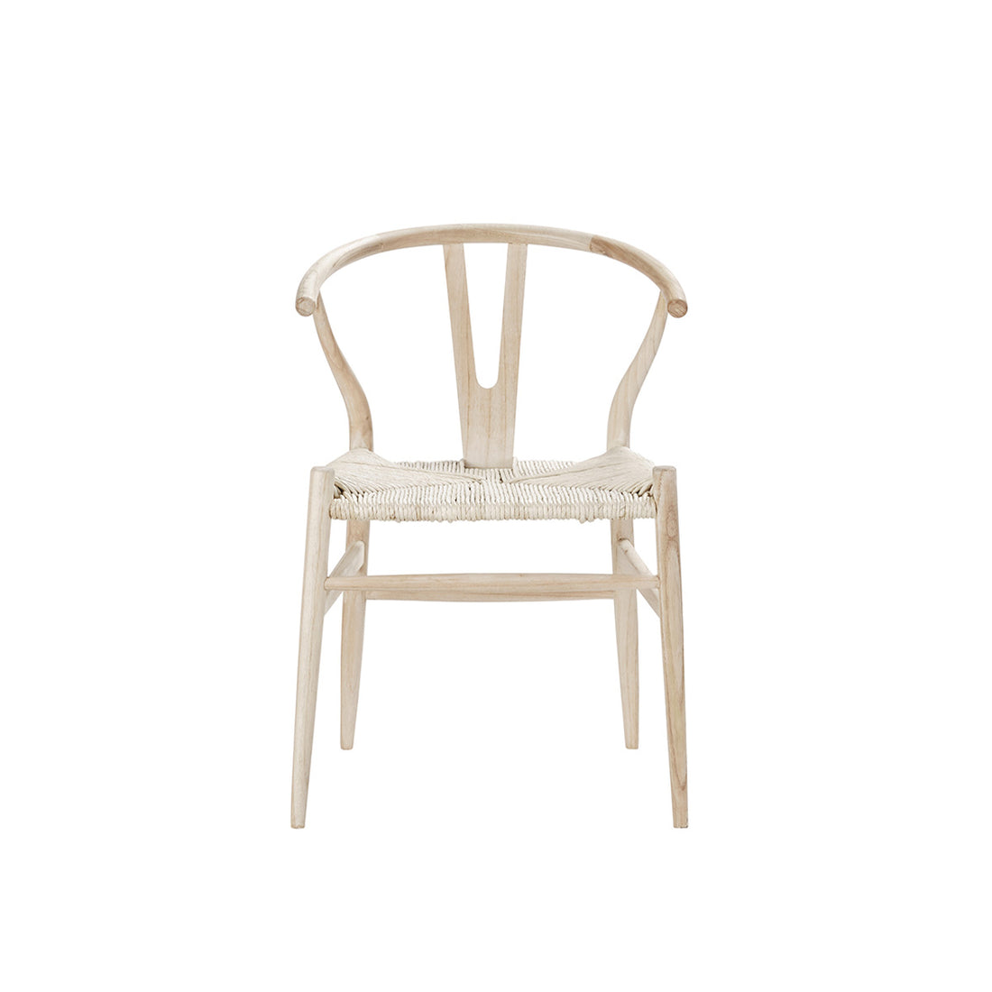 CAMILLE - Sedia in mindi massello e corda naturale