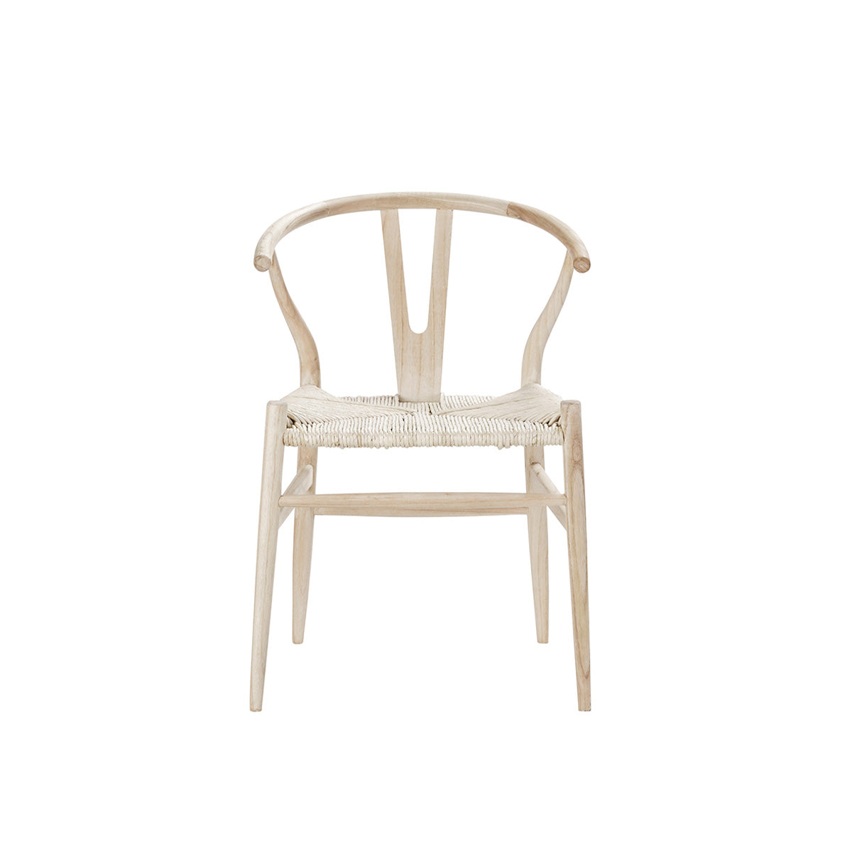 CAMILLE - Sedia in mindi massello e corda naturale