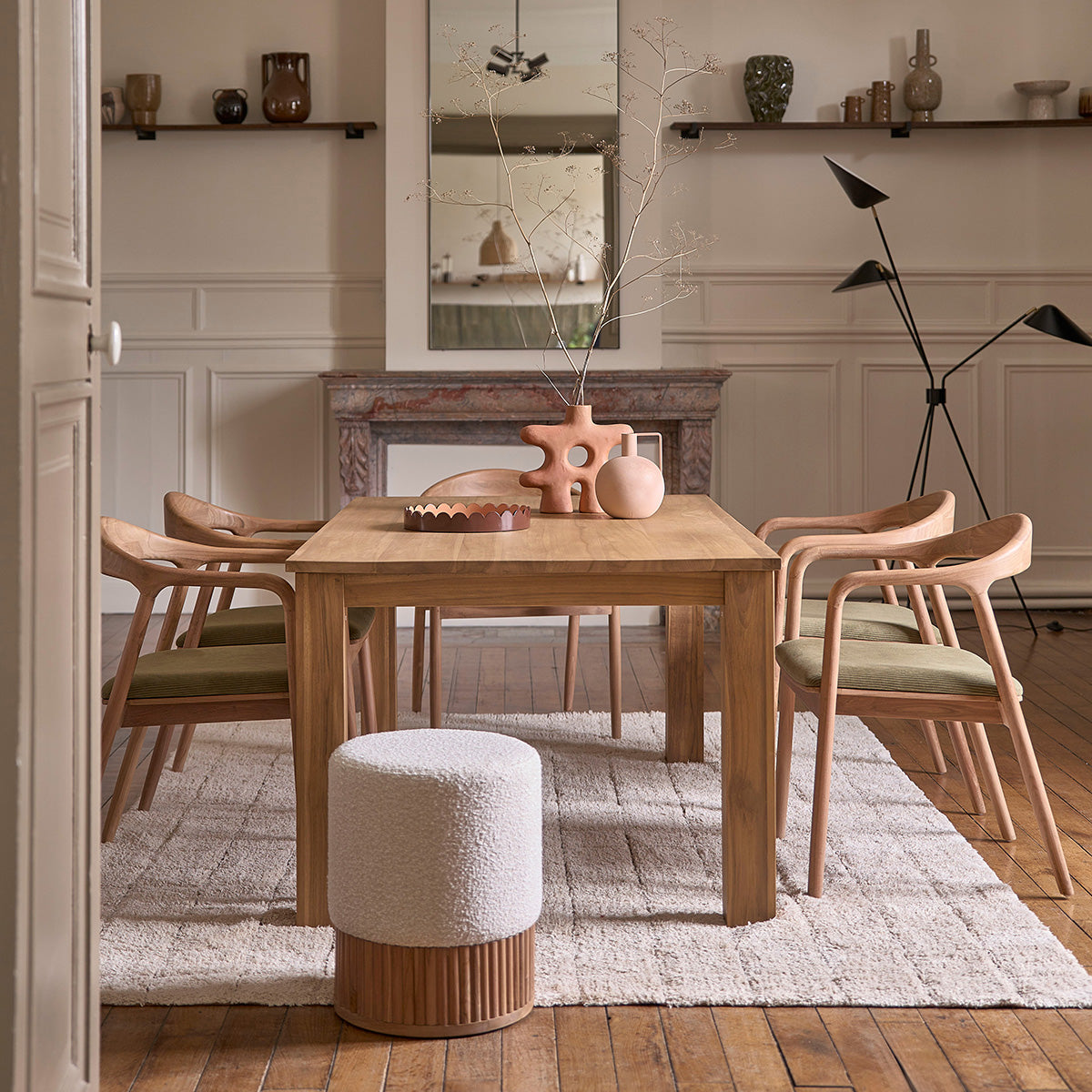 BOSTON - Tavolo in teak massello per 8 pers.