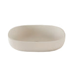 Lavabo in cemento beige ovale 50 cm