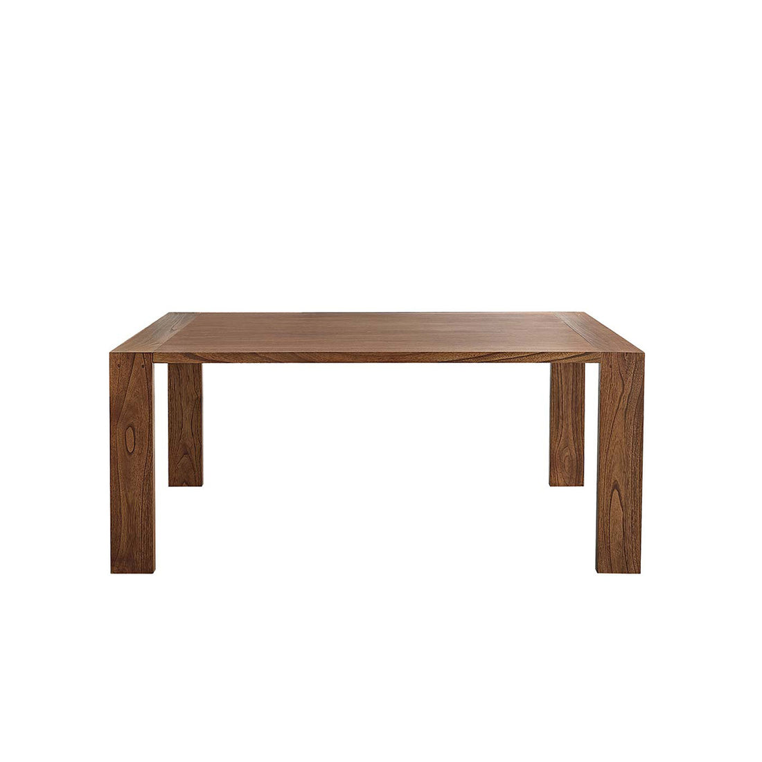 MILO - Tavolo in mindi finitura in noce per 8 pers.