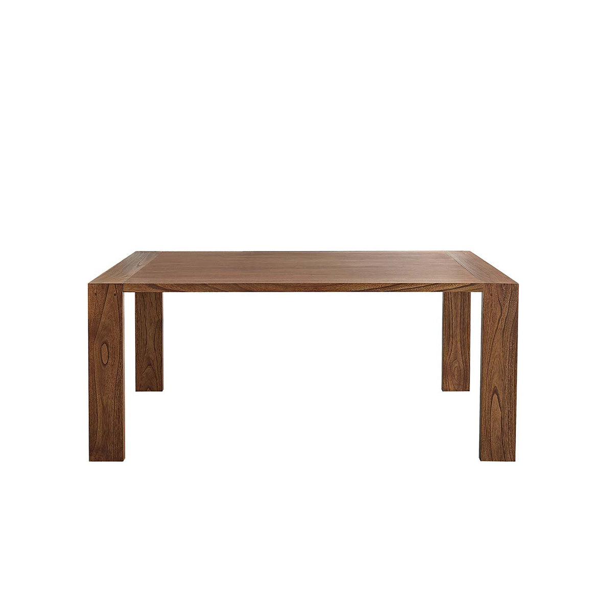 MILO - Tavolo in mindi finitura in noce per 8 pers.