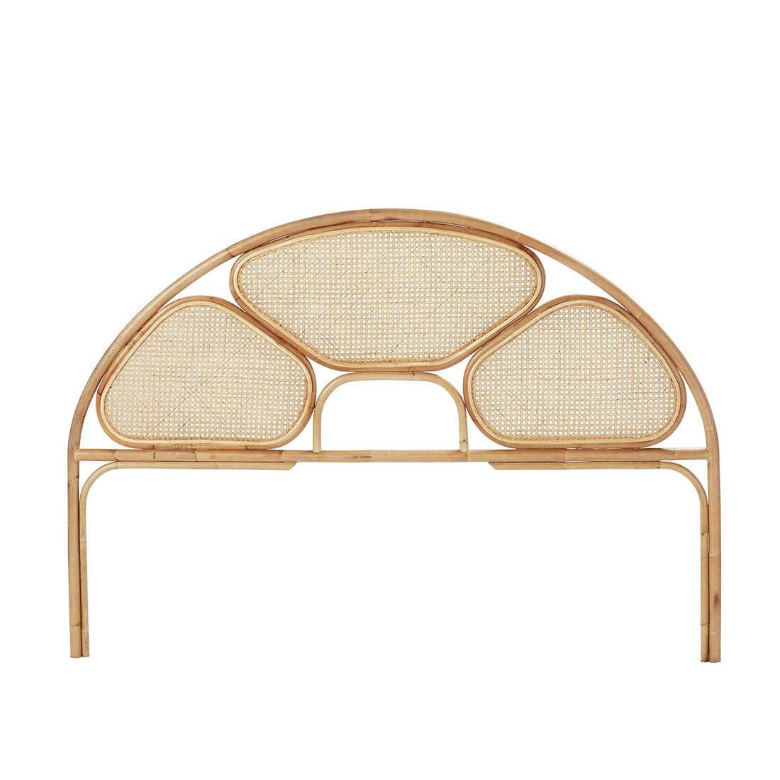 AVA - Testiera in cannage e rattan 160 cm